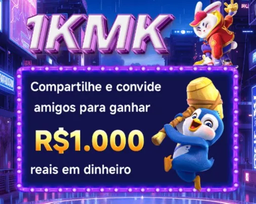 Cadastre-se na 1KMK para receber o bônus de boas-vindas
